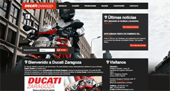 Desktop Screenshot of ducatizaragoza.com